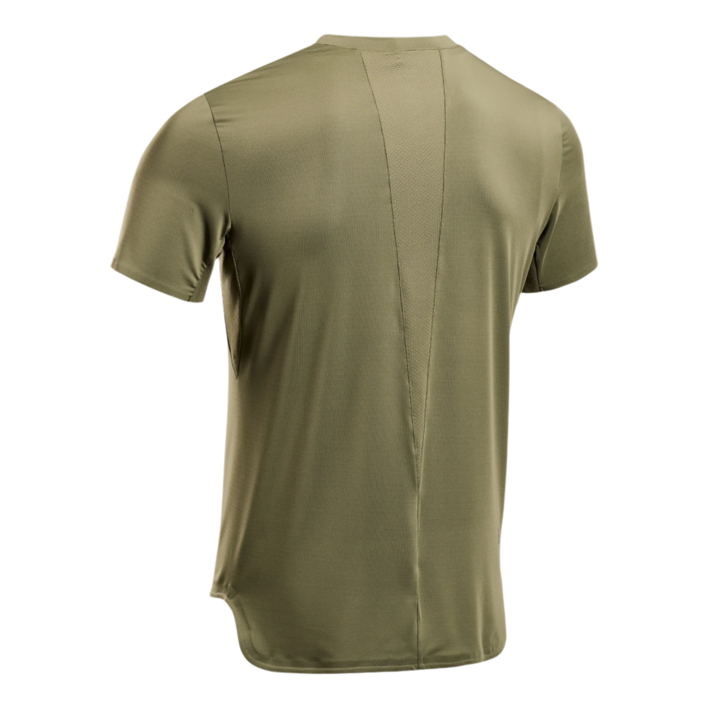 Run Short Sleeve Shirt 4.0, Men, Olive, Back View