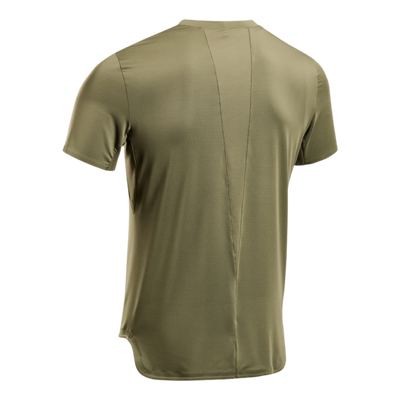 Run Short Sleeve Shirt 4.0, Men, Olive, Back View