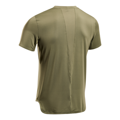 Run Short Sleeve Shirt 4.0, Men, Olive, Back View