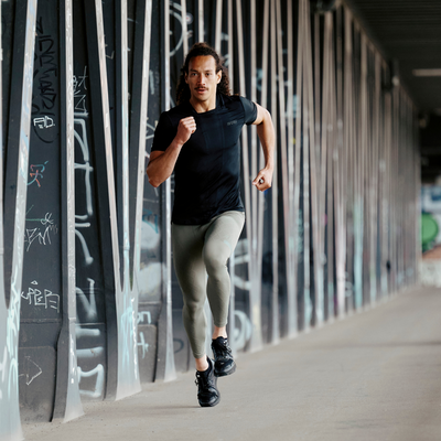 Run Short Sleeve Shirt 4.0, Men, Olive, Lifestyle