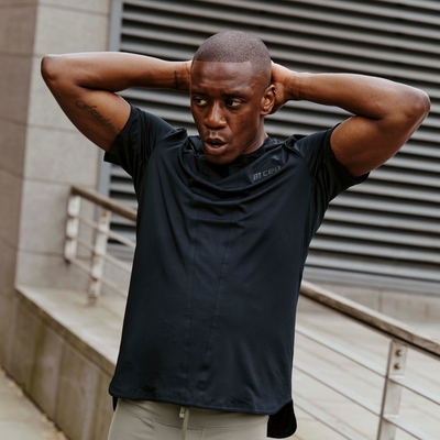 Run Short Sleeve Shirt 4.0, Men, Olive, Lifestyle 3