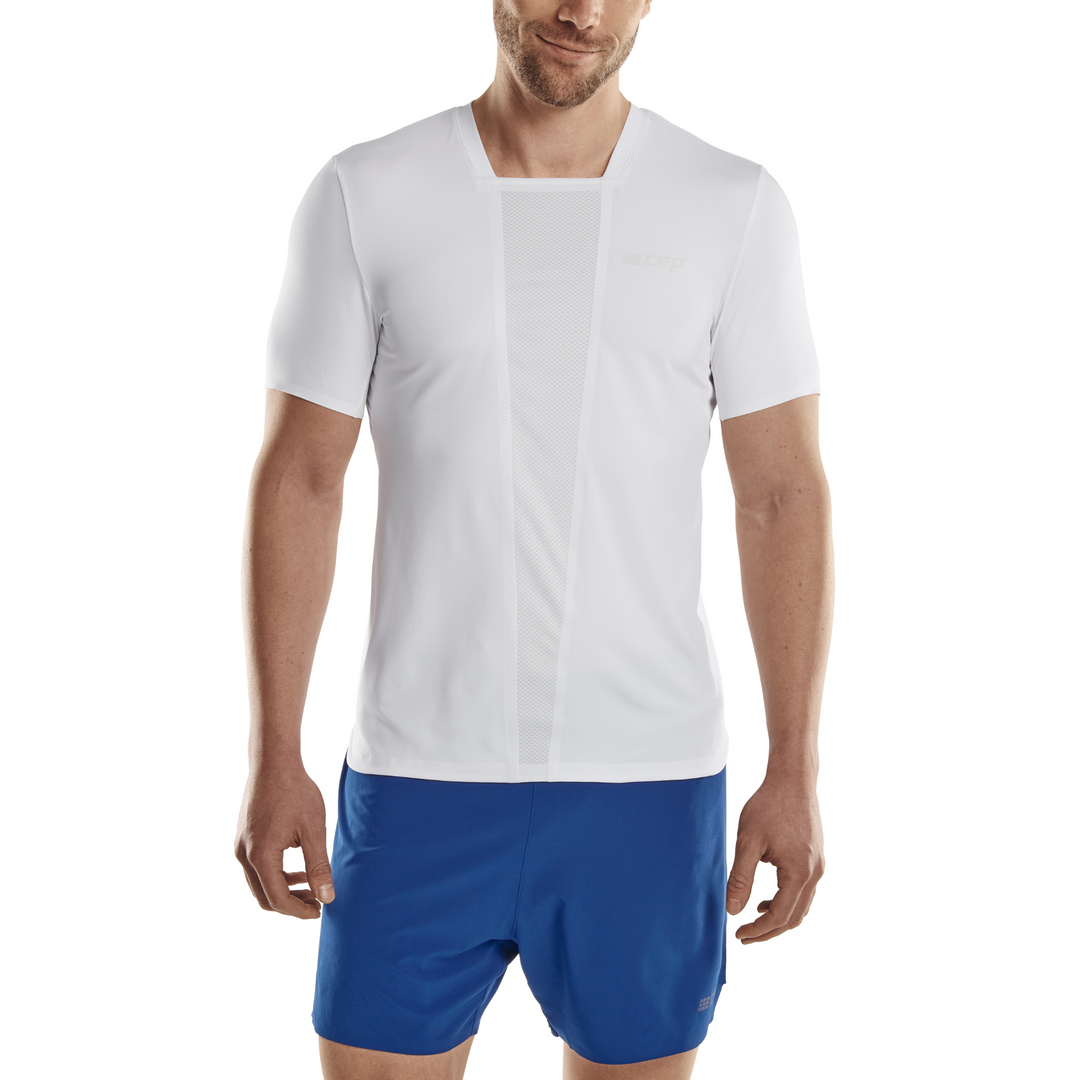 Run Short Sleeve Shirt 4.0, Men, White