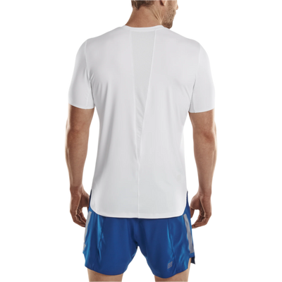 Run Short Sleeve Shirt 4.0, Men, White, Back-View Model