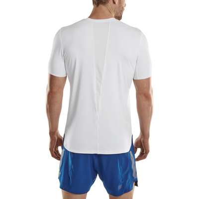 Run Short Sleeve Shirt 4.0, Men, White, Back-View Model