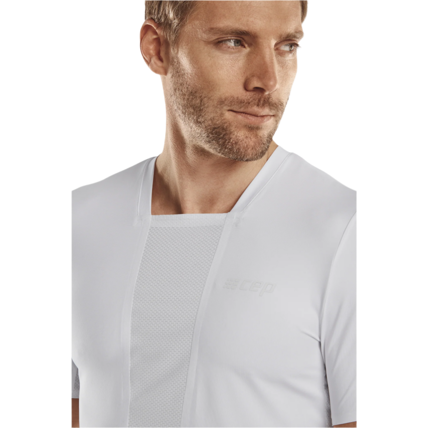 Run Short Sleeve Shirt 4.0, Men, White, Front Detail
