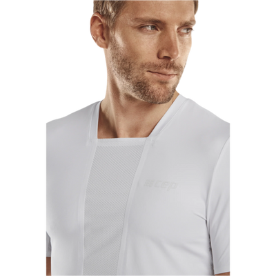 Run Short Sleeve Shirt 4.0, Men, White, Front Detail