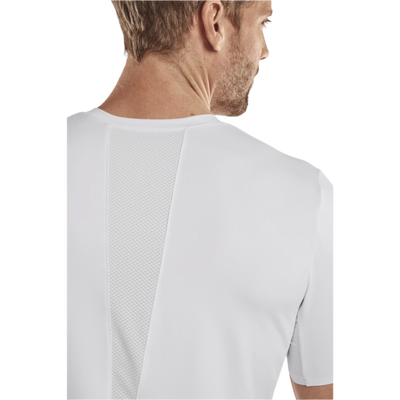 Run Short Sleeve Shirt 4.0, Men, White, Back Detail