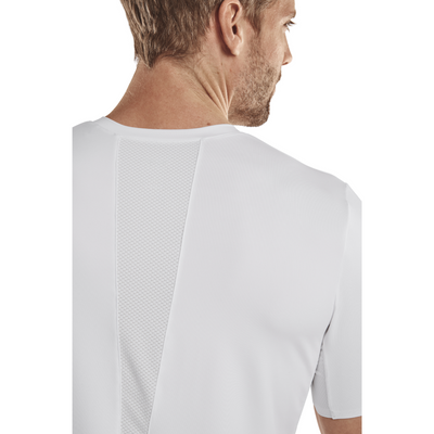 Run Short Sleeve Shirt 4.0, Men, White, Back Detail