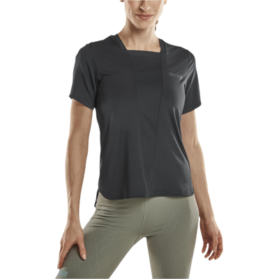 Run Short Sleeve Shirt 4.0, Women, Black