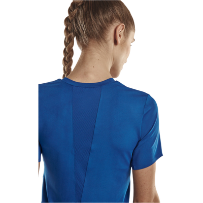 Run Short Sleeve Shirt 4.0, Women, Royal Blue, Back Detail