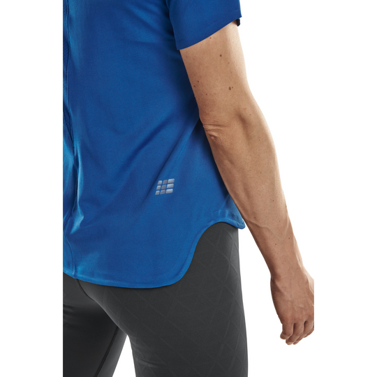 Run Short Sleeve Shirt 4.0, Women, Royal Blue, Details