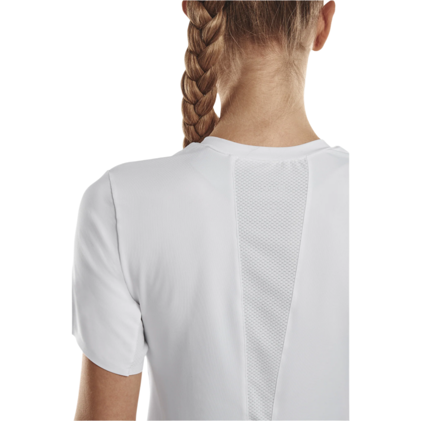 Run Short Sleeve Shirt 4.0, Women, White, Back Detail