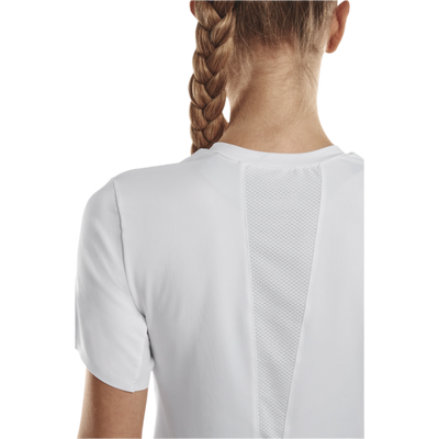 Run Short Sleeve Shirt 4.0, Women, White, Back Detail