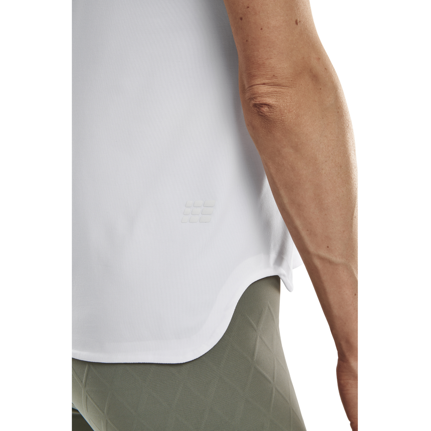 Run Short Sleeve Shirt 4.0, Women, White, Details