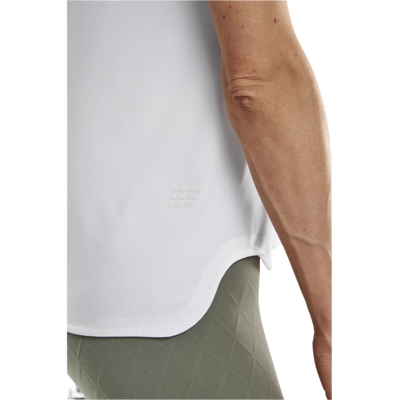Run Short Sleeve Shirt 4.0, Women, White, Details