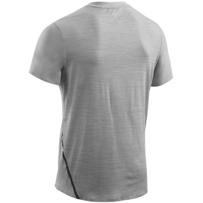 Run Shirt Short Sleeve, Men, Grey, Back View