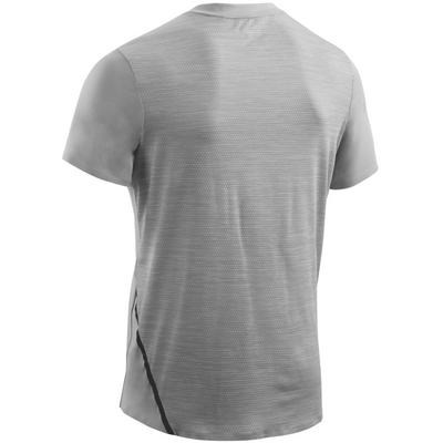 Run Shirt Short Sleeve, Men, Grey, Back View