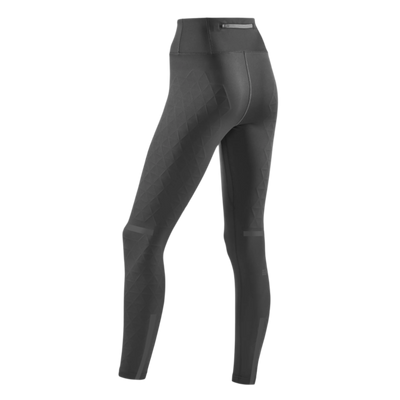 The Run Support Tights, Women, Black, Back View