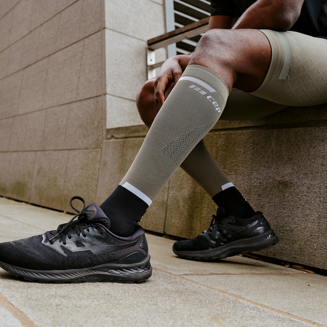 The Run Compression Tall Socks 4.0, Men, Olive/Black, Lifestyle