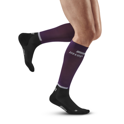 The Run Compression Tall Socks 4.0, Men, Violet/Black