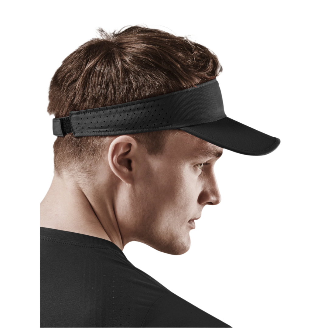 Black running visor hotsell