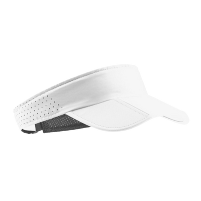 Run Visor, White, Front View