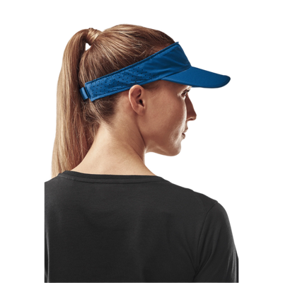 Run Visor, Blue, Back View, Women