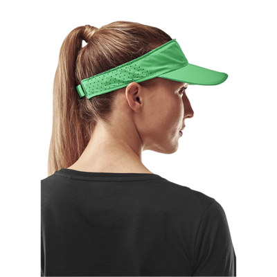 Run Visor, Green, Back View, Women