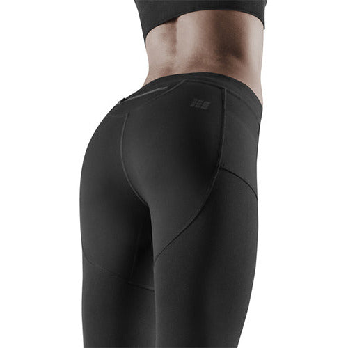 Compression Run Tights 3.0, Women, Black, Back Detail 2