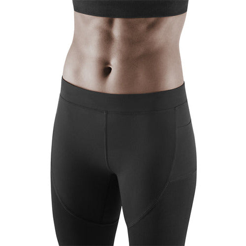 Compression Run Tights 3.0, Women, Black, Detail