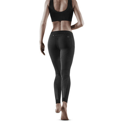 Compression Run Tights 3.0, Women, Black, Back View Model