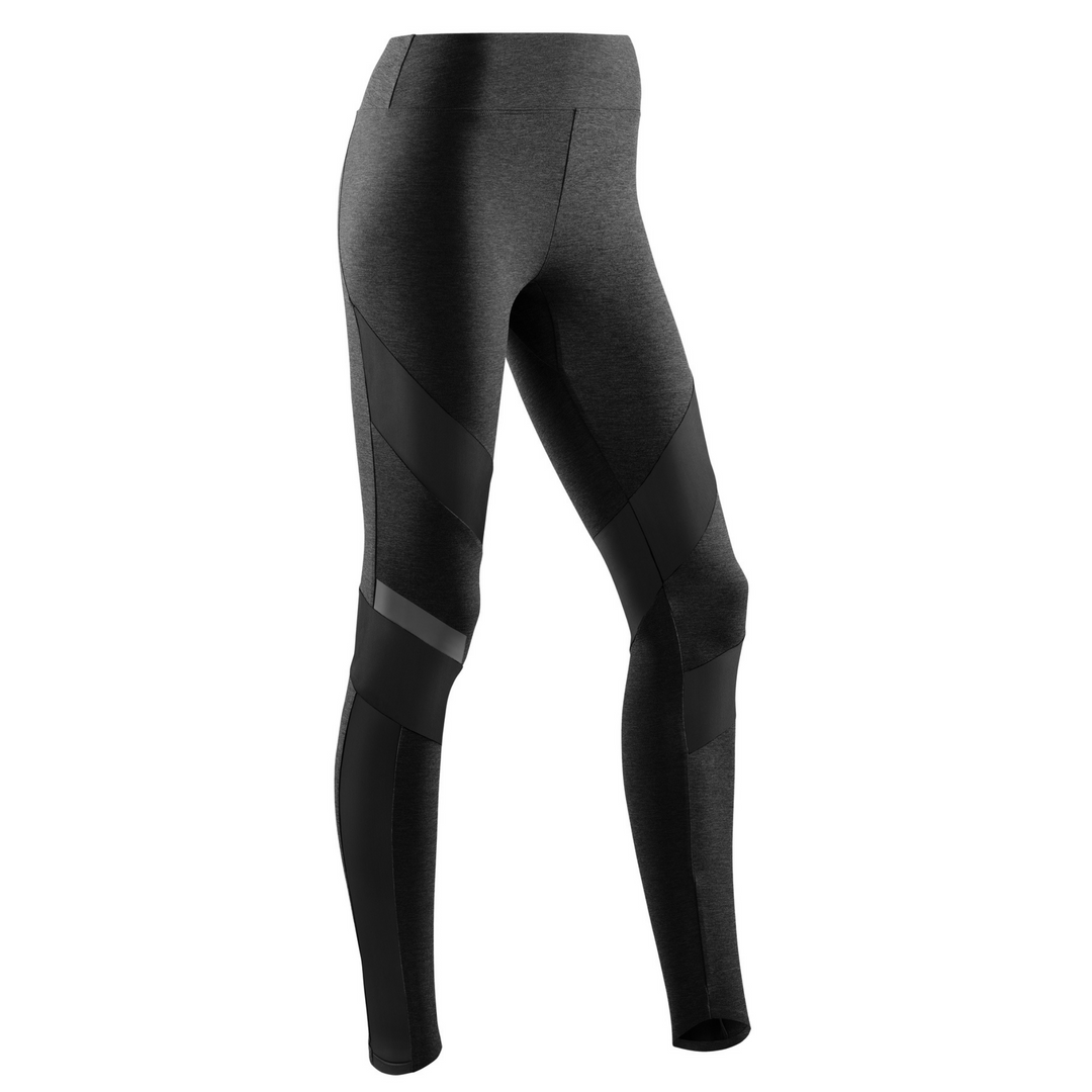 Training Tights, Women, Black, Front View
