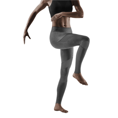 Training Tights, Women, Grey Melange