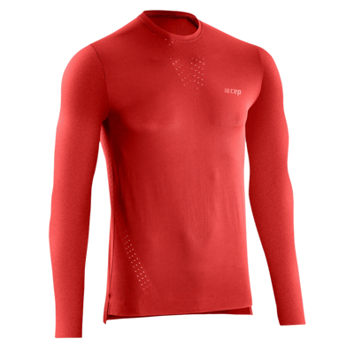 Ultralight Long Sleeve Shirt, Men, Lava, Front View