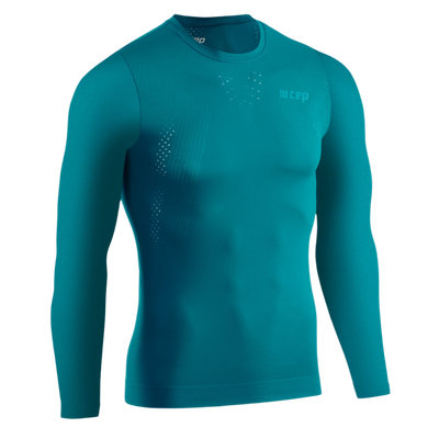 Ultralight Long Sleeve Shirt, Men, Petrol, Front View