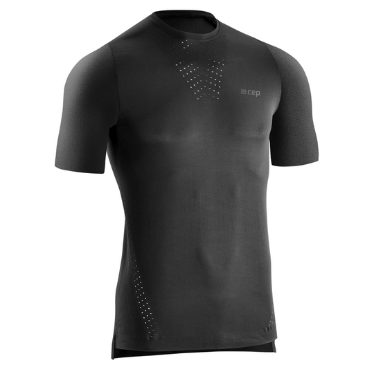 Ultralight Short Sleeve Shirt, Men, Black, Front View