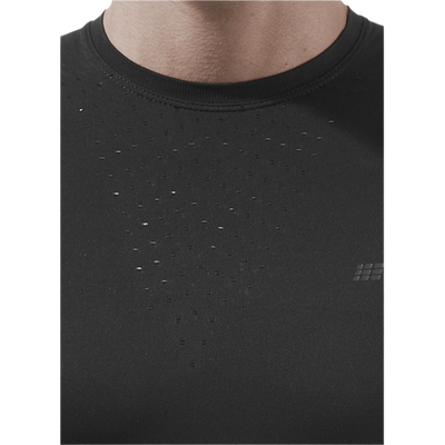 Ultralight Short Sleeve Shirt, Men, Black, Front Detail