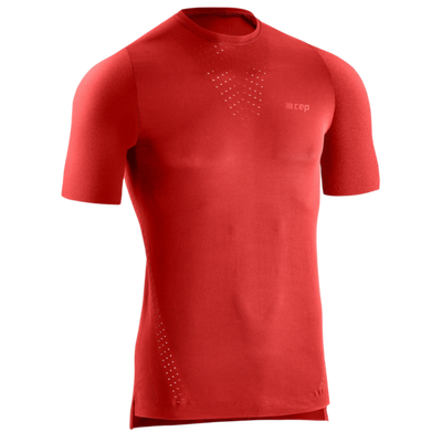 Ultralight Short Sleeve Shirt, Men, Lava, Front View