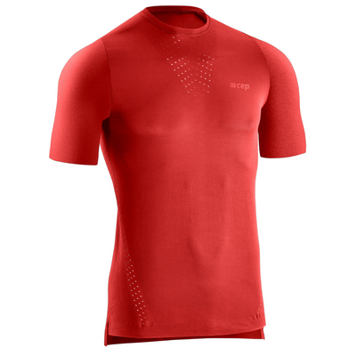 Ultralight Short Sleeve Shirt, Men, Lava, Front View