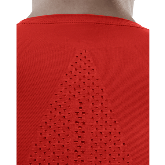 Ultralight Short Sleeve Shirt, Men, Lava, Back Detail