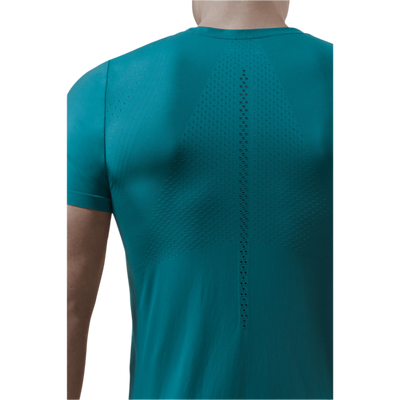 Ultralight Short Sleeve Shirt, Men, Petrol, Back Detail