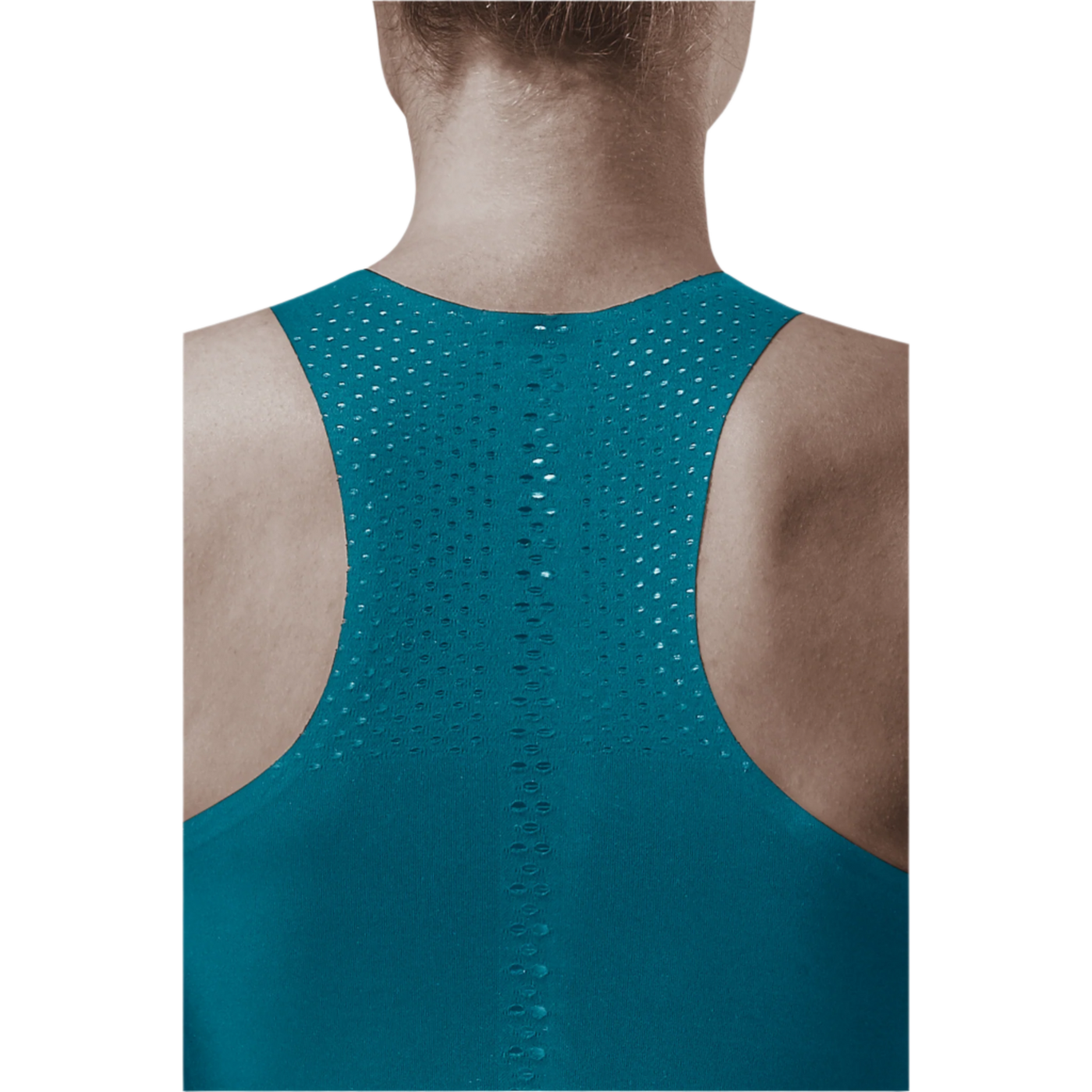 Ultralight Tank Top, Women, Petrol, Back Detail