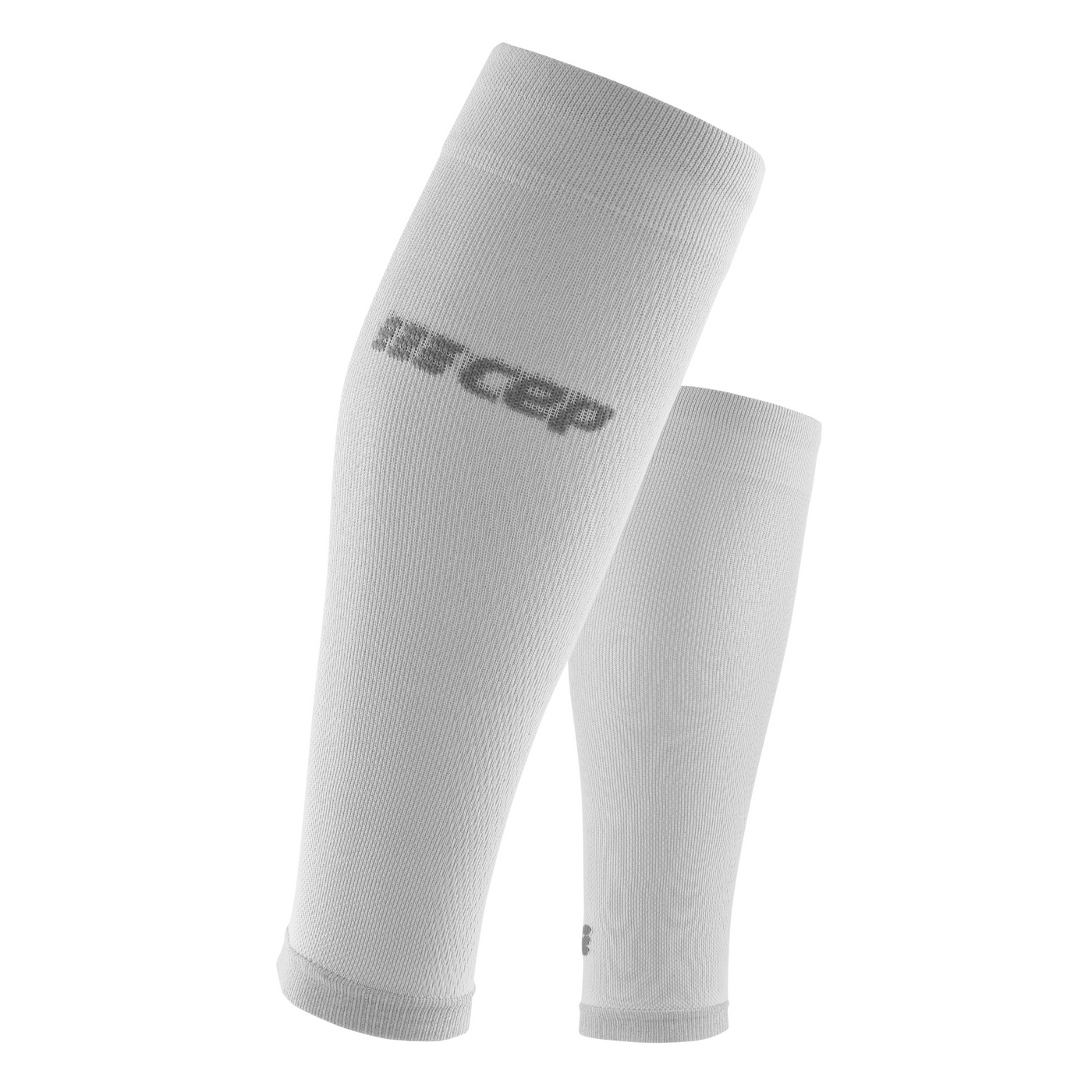 Ultralight Compression Calf Sleeves, Men, Carbon/White, Front View