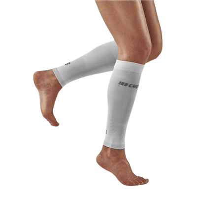 Ultralight Compression Calf Sleeves, Women, Carbon/White
