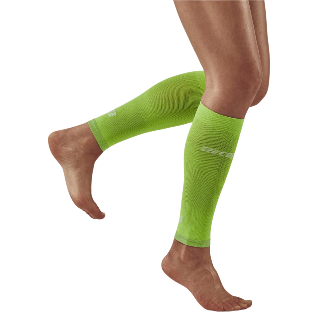 Ultralight Compression Calf Sleeves, Women, Flash Green