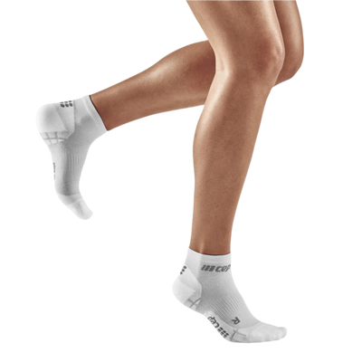 Ultralight Low Cut Compression Socks, Women, Carbon/White