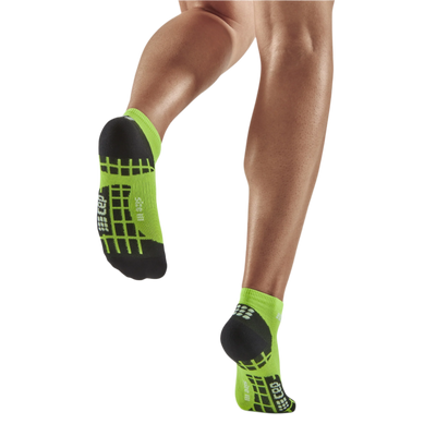 Ultralight Low Cut Compression Socks, Women, Flash Green, Back View Model