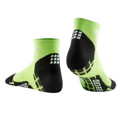 Ultralight Low Cut Compression Socks, Women, Flash Green, Back View