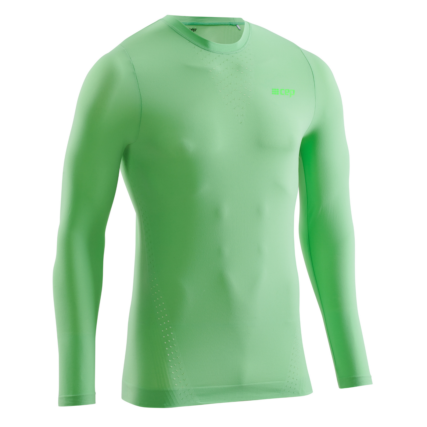 Ultralight Long Sleeve Shirt, Men, Green, Front View