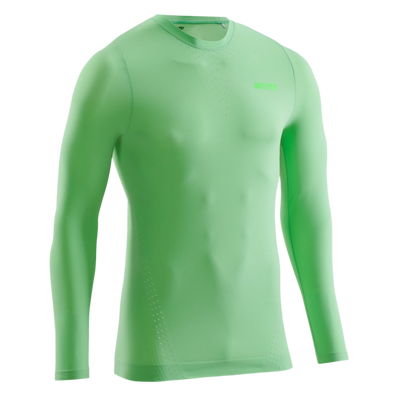 Ultralight Long Sleeve Shirt, Men, Green, Front View